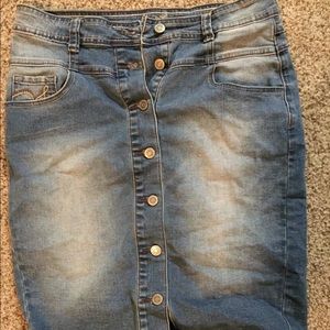 Jean skirt